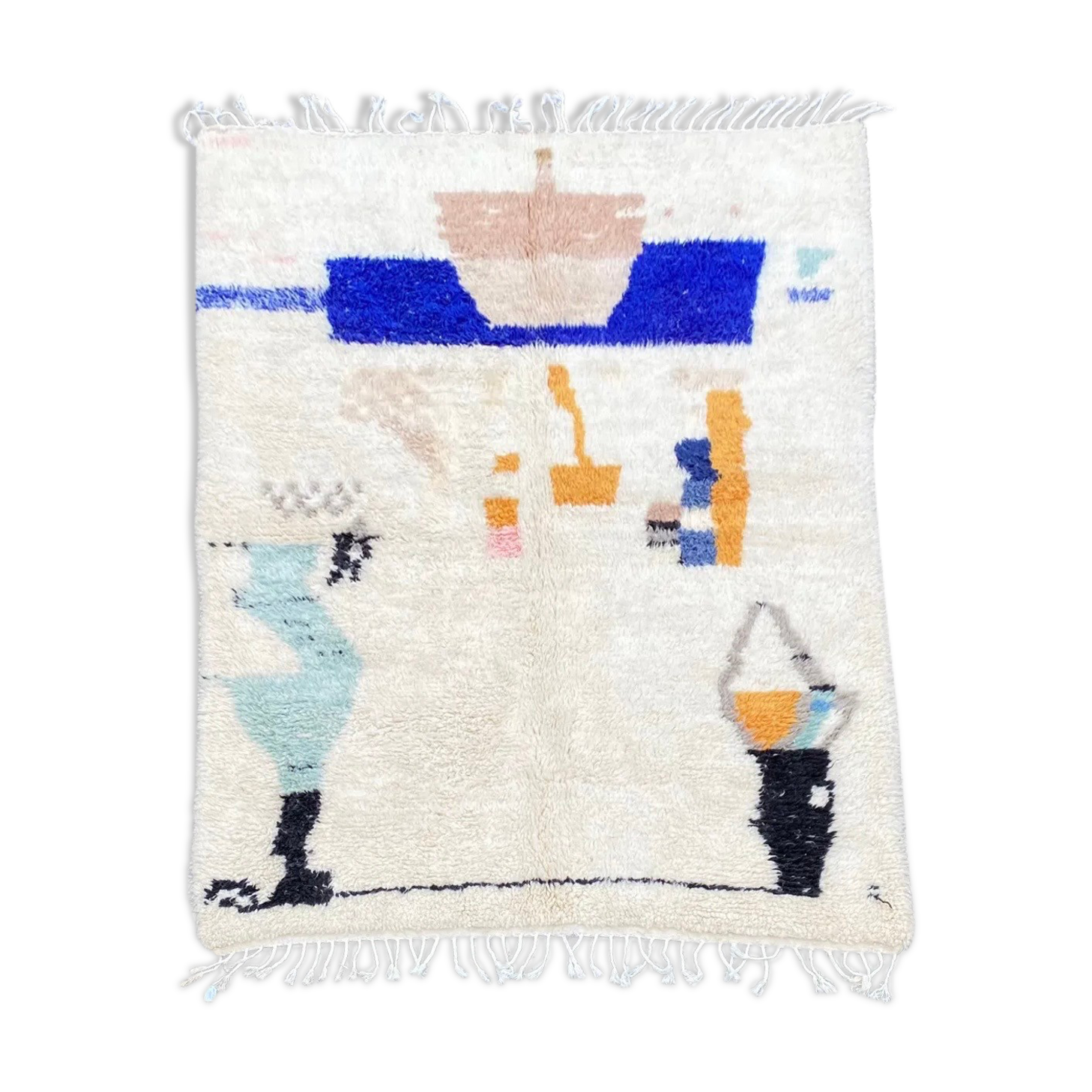 Berber carpet azilal 210×300 cm