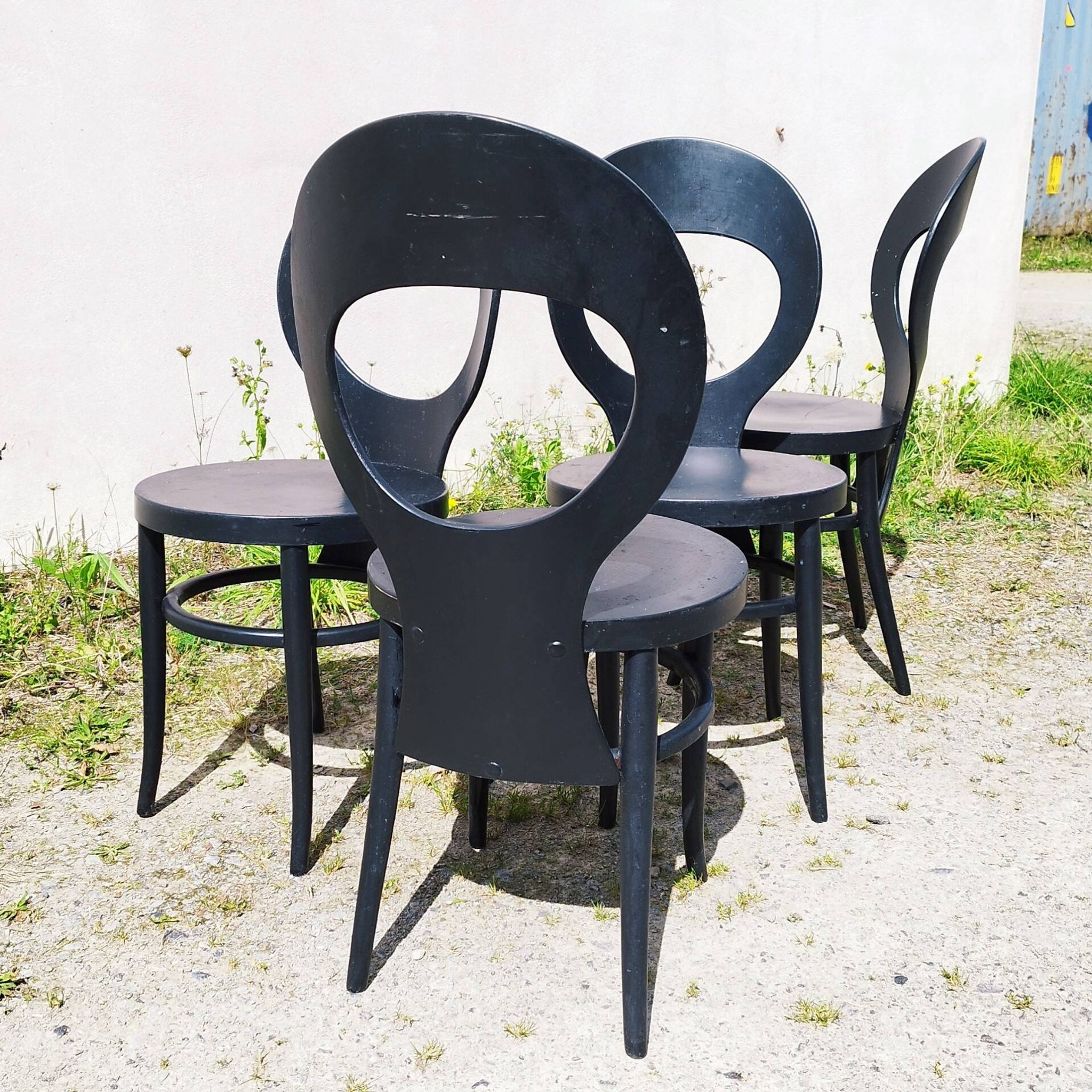Serie de 4 chaises modèle Baumann