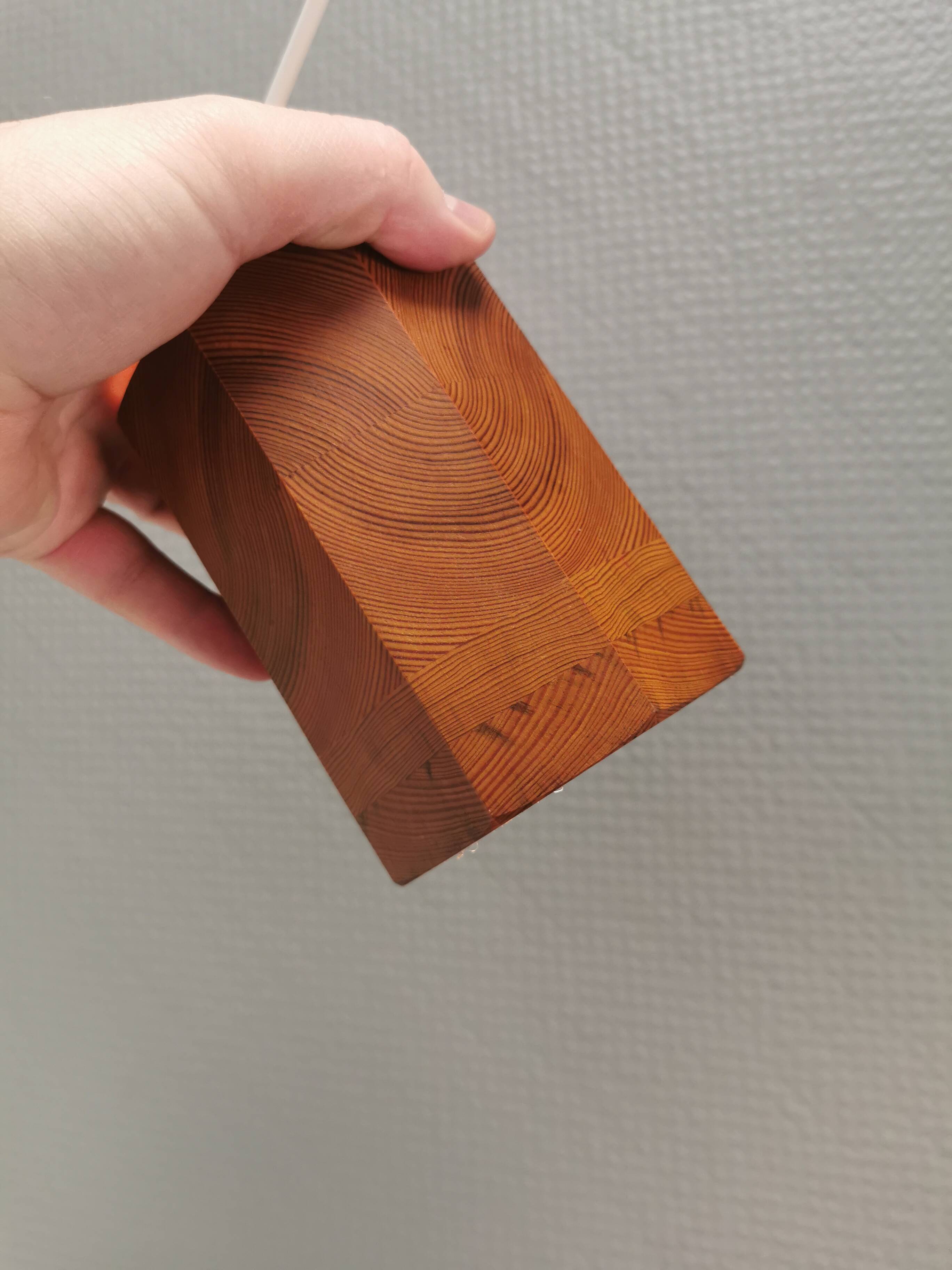 Small pine hanging lamp, swedish 1970-80s