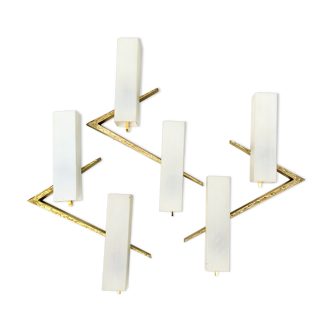 3 appliques z, Arlus bronze design 1960