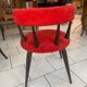Chaise vintage scandinave moumoute circa 1960