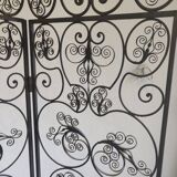 Moorish screen in andalusian arabic forge iron