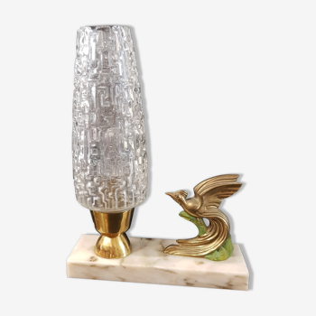 Bird art deco lamp