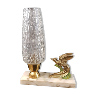 Bird art deco lamp