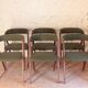 6 vintage Scandinavian chairs by Th. Harlev for Farstrup Mobler, Denmark 1950