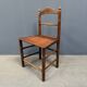 Ensemble de six chaises de cuisine anglaises anciennes
