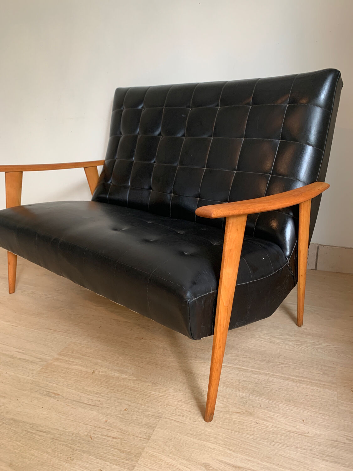 Vintage Scandinavian bench