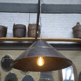 Bekaert large metal saucer pendant lamps