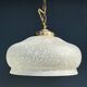 Suspension en verre style Clichy