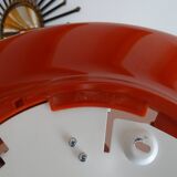ARTEMIDE 1980 oval design wall light by Patrick Jouin orange/white 1