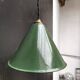 Suspension cone enamelled sheet metal