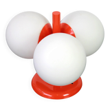 Small mid-century wall sconce in orange by Kaiser, Germany, 1960s