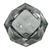 Murano - Flavio Poli - Seguso - Sommerso - Ashtray - clear glass - grey