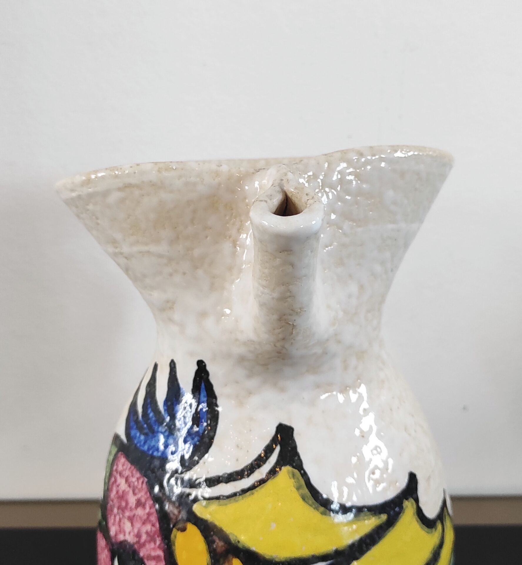 Vintage Vallauris ceramic jug