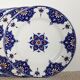 Set de 4 assiettes plates Modèle Alexandra Lunéville