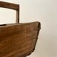 panier en bois ancien début XXème