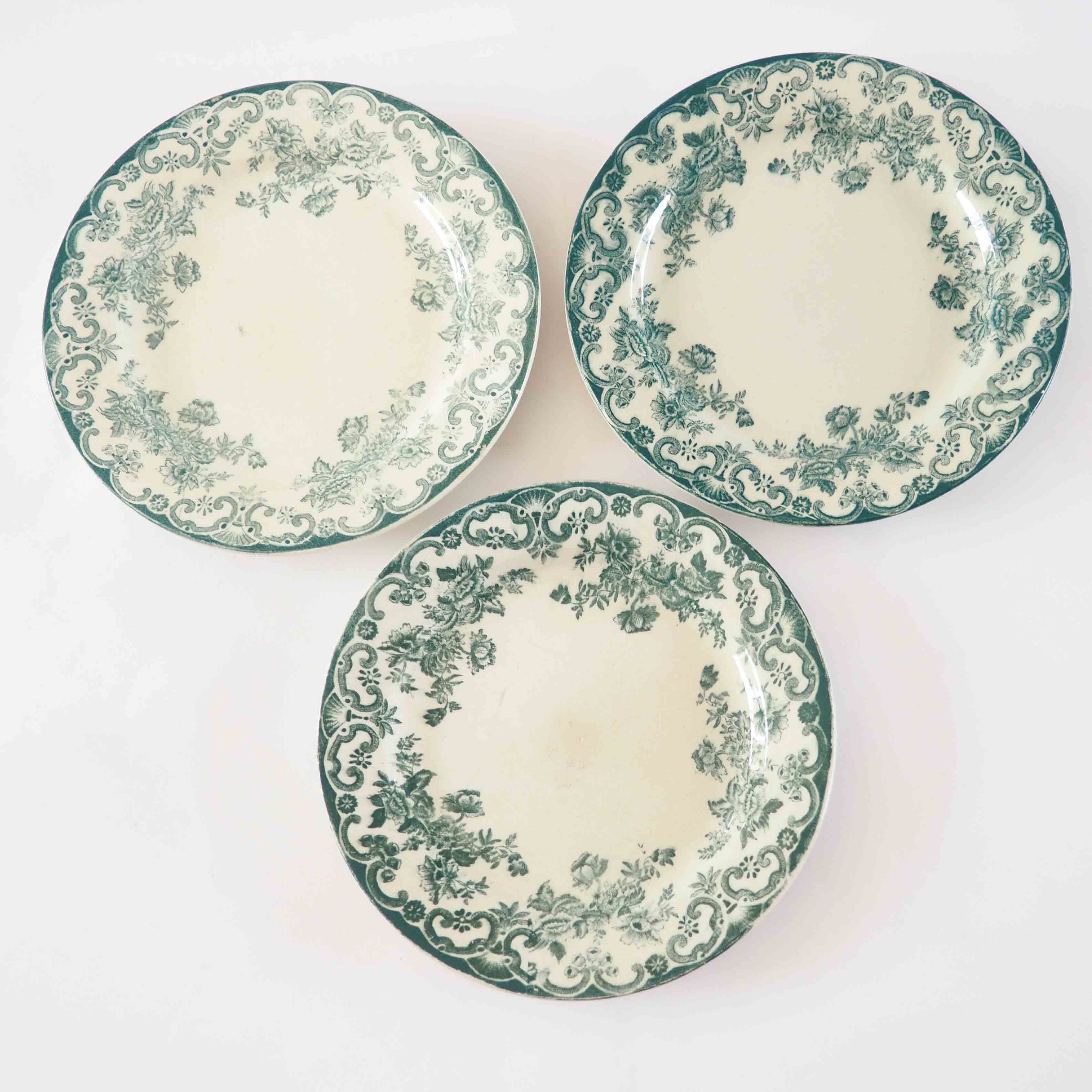 3 green Iron Earth plates