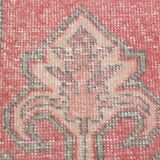 4x7 Red Cream Oriental Vintage Rug, 127x223Cm