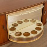 1950s corner cabinet with integrated bar compartment