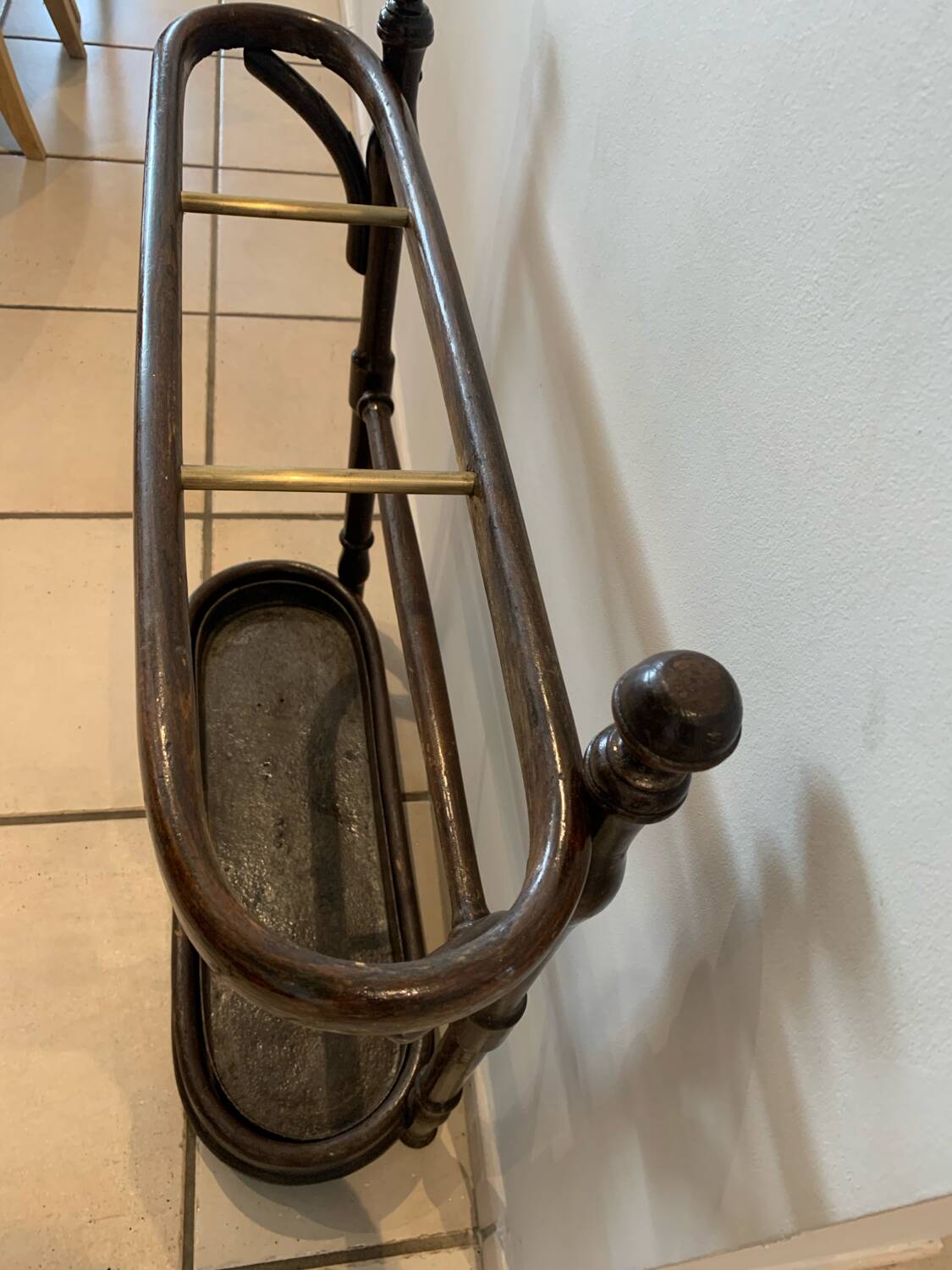 Wooden umbrella stand Fischel