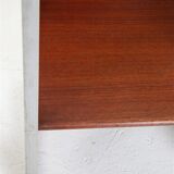 Set of 3 teak convertible children's chairs / stools / side tables, 1960s