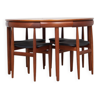Table et chaises Roundette d'Hans Olsen par Frem Royle