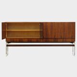 Buffet vintage design moderne du milieu du siècle en palissandre, années 1960.