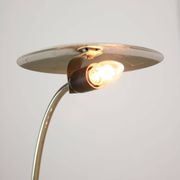 Mid-Century Italian Big Button Table Lamp in Chrome