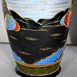 Pair of satsuma vases in japanese porcelain – early twentieth