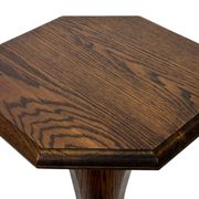 Vintage Plant Stand Side Table Oak Design minimalist