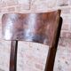 Art Deco Czech Chairs in Beech and Walnut from Thonet, 1940s, Set of 4