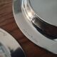 4 Gallia Christofle silver-plated bottle coasters