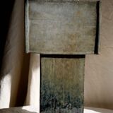 Japanese vase hanaire ikebana freeform mid century