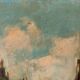 Scene de rue flamande, huile sur toile