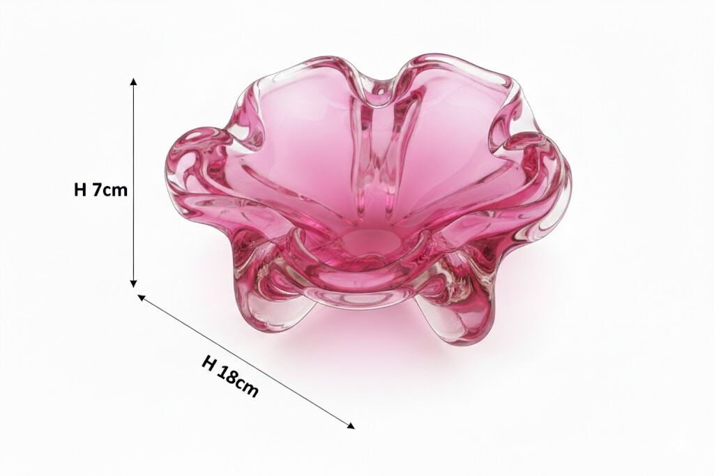 "Fleur" Mid-Century Coupe in Bohemian Crystal – Josef Hospodka - 1960