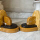 Pair of Art Deco marble bookends