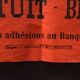 Poster "Inauguration Holiday Hall" - Pujols-sur-Ciron - 1935