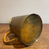 Jugendstil brass teapot