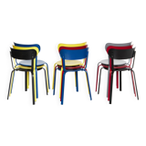 Chaise Patrick Norguet « Stil S48 » pour Lapalma I Lot de 9