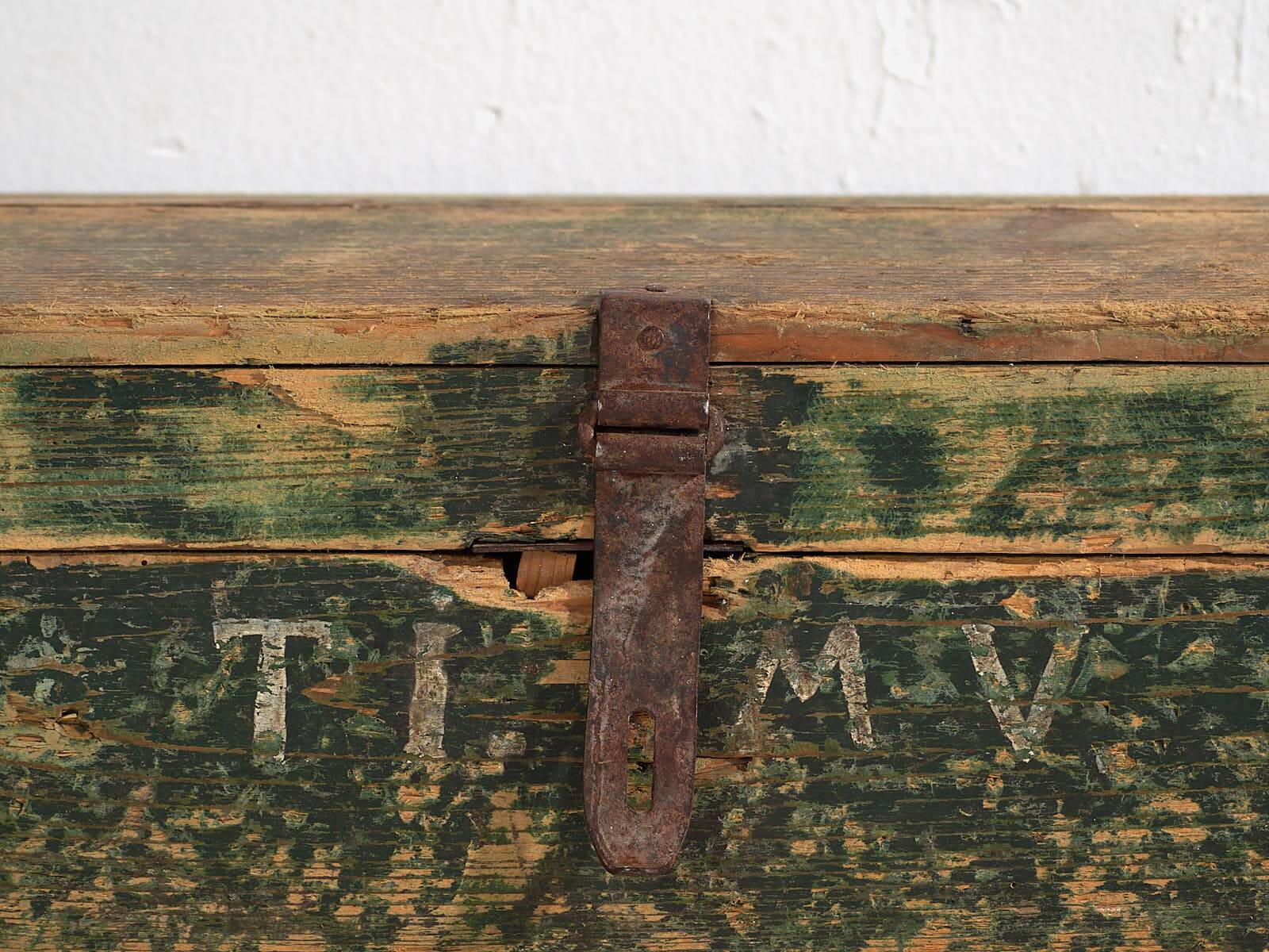 Old green chest (c.1920) #70