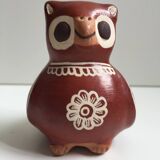 Ceramic Sculpture Figurine Whistle Call Owl Tawny Owl Nazca Chimu..