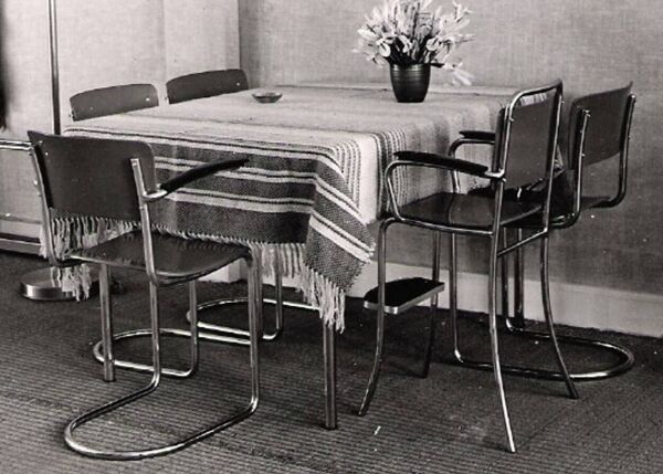 Chaise Bauhaus des années 1930 par W.H. Gispen