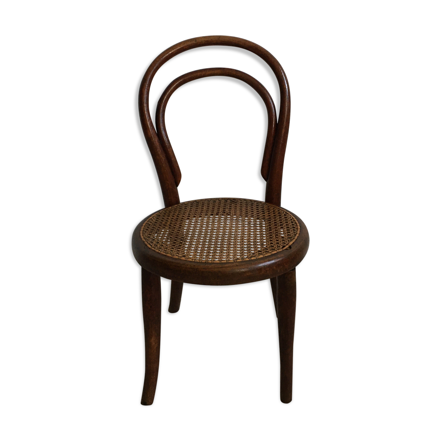 THONET child chair with mid xiX label