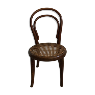 THONET child chair with mid xiX label