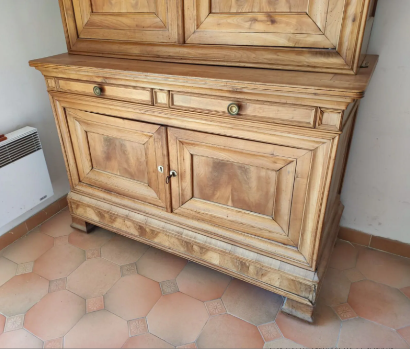 Louis Philippe XIXeme kitchen buffet in pear tree