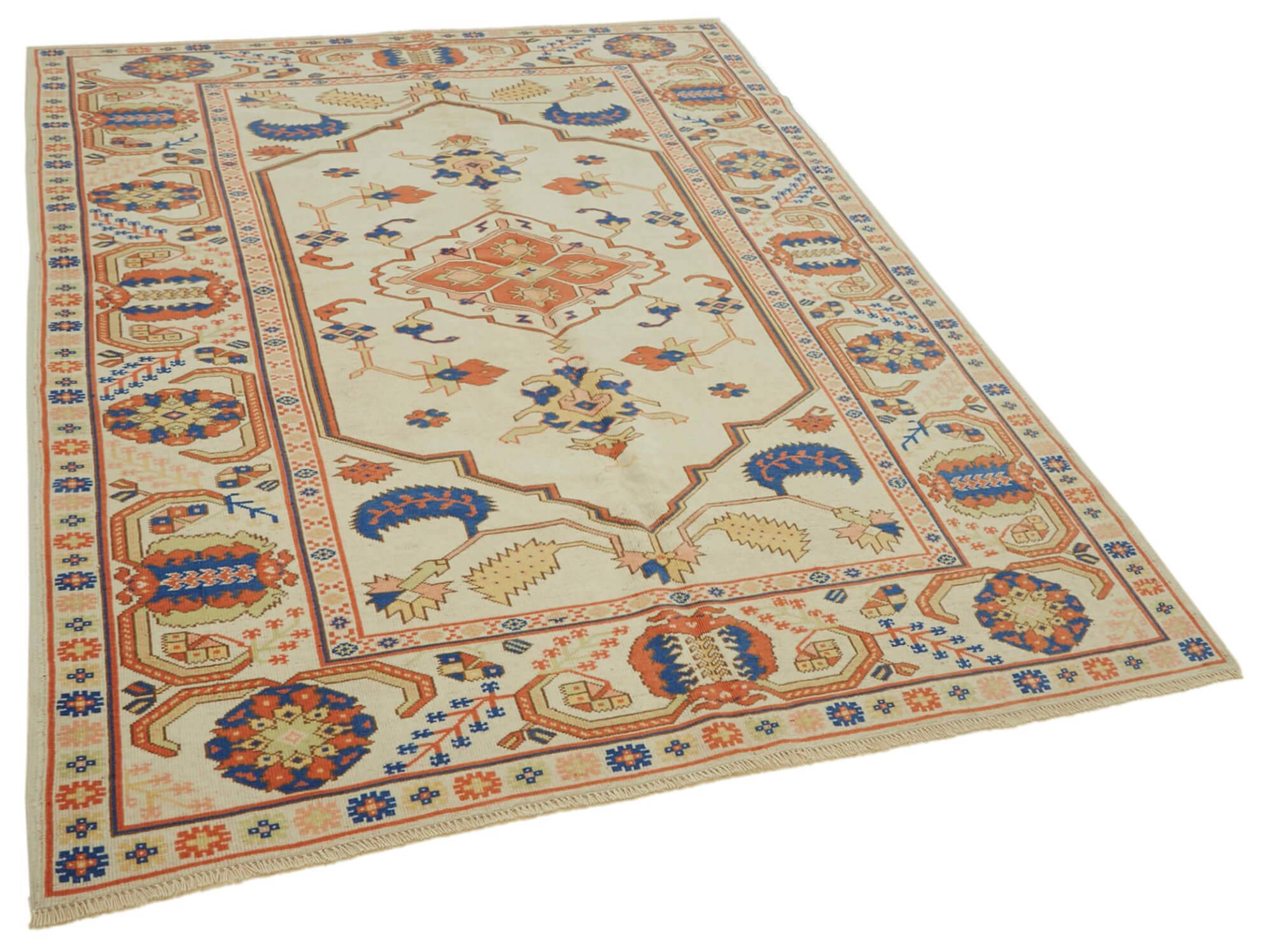 Turkish Vintage Anatolian Rug 185 cm x 253 cm