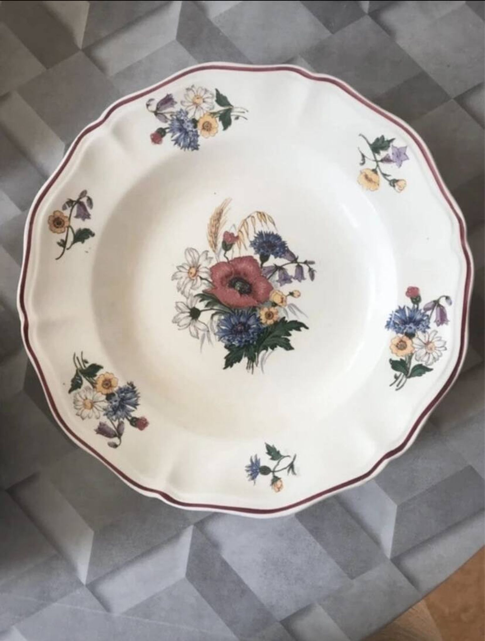 Assiettes creuses Agrest Sarreguemines
