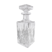 Cut glass whiskey decanter