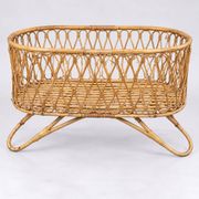 Vintage rattan cradle – 60s/70s