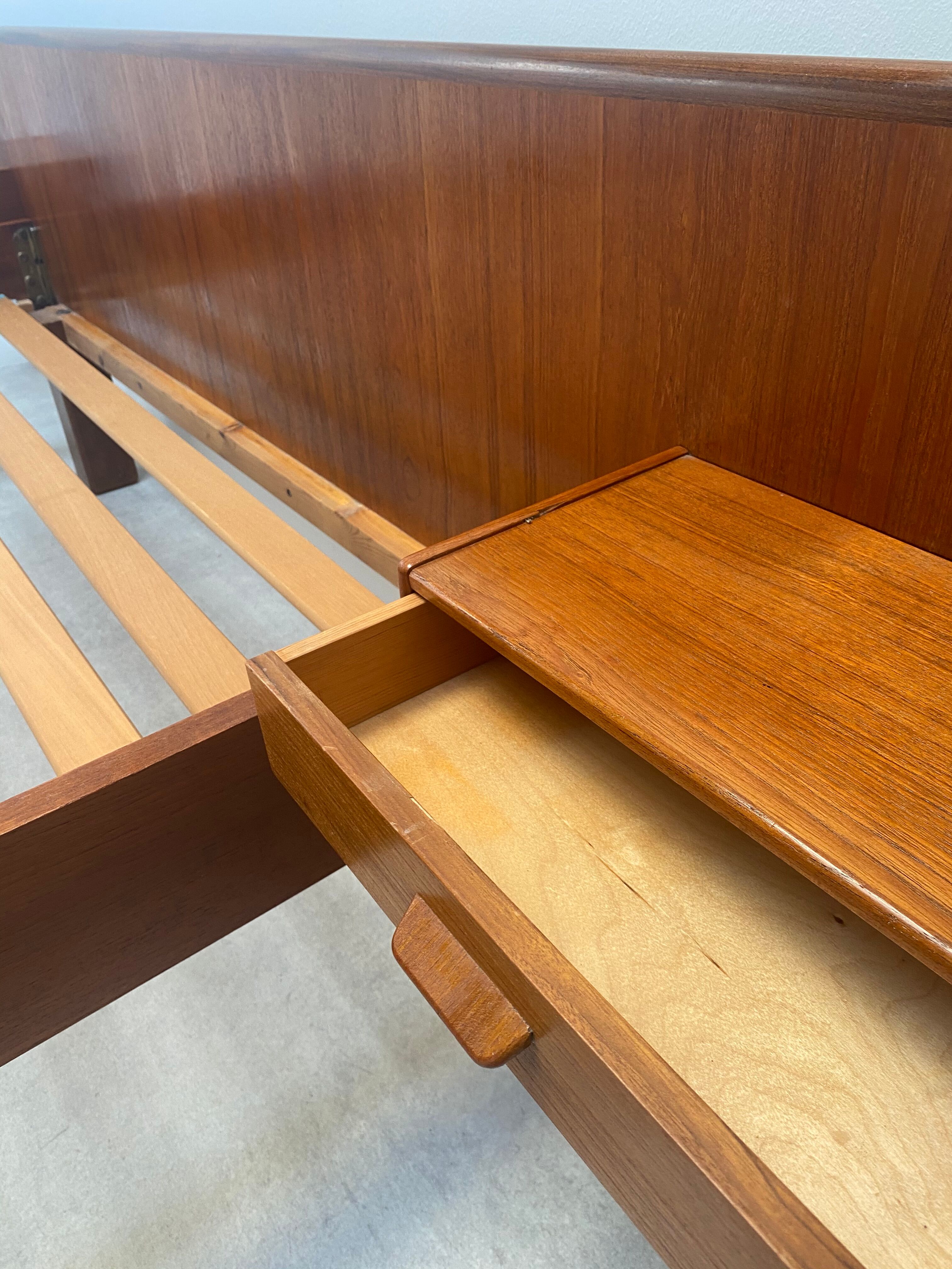 Scandinavian teak bed